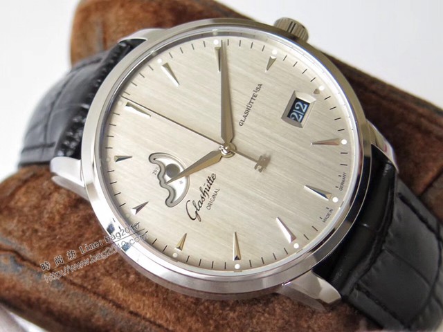 格拉蘇蒂原創議員大日曆月相腕表 Glashütte Original男士腕表  gjs1733